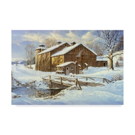 Jack Wemp 'Fresh Snow' Canvas Art,22x32